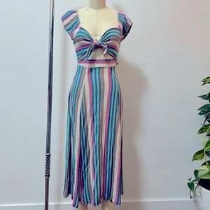 Free People stripped dress